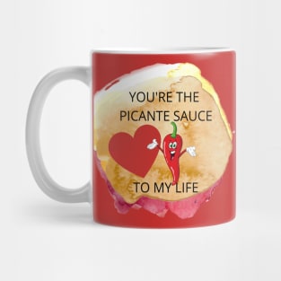 Cute Hot Pepper - YOU'RE THE PICANTE SAUCE TO MY LIFE Mug